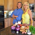 The Social Chef & Marianna Holoway Cooking Greek Mousaka